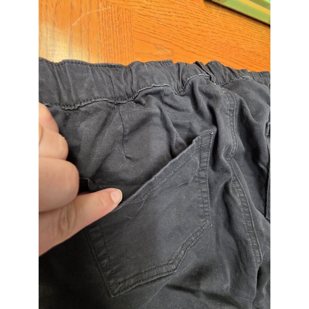 Torris Plus Size 2T Pull-On Drawstring Black Cargo Pants - Picture 3 of 13